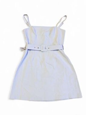 French Connection Pale Blue Mini Dress with Belt